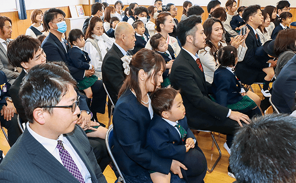 入園式の様子