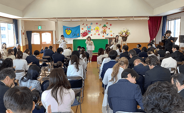 入園式の様子
